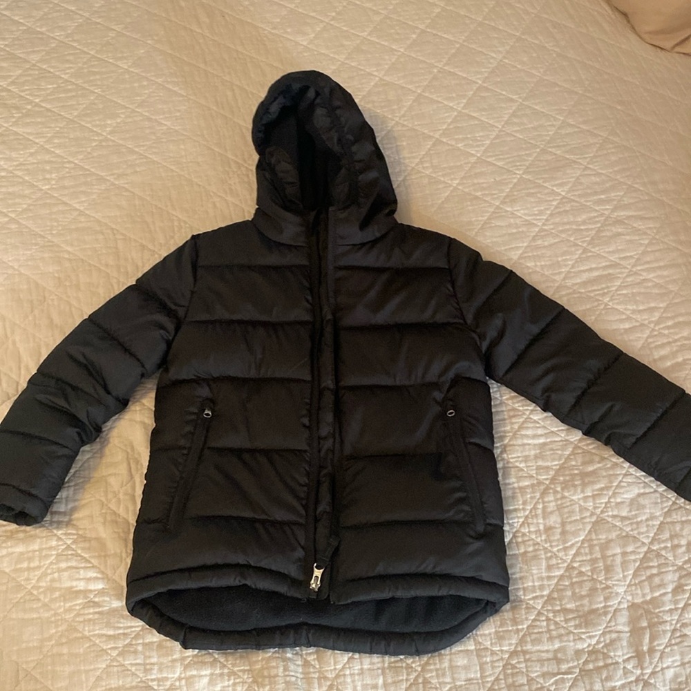 Children’s Winter Coat Faded Glory Size XS 4-5 Black